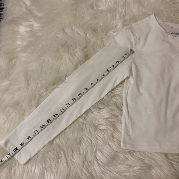 Wild Fable Classic Long Sleeve White Tee Small - Picture 11 of 15